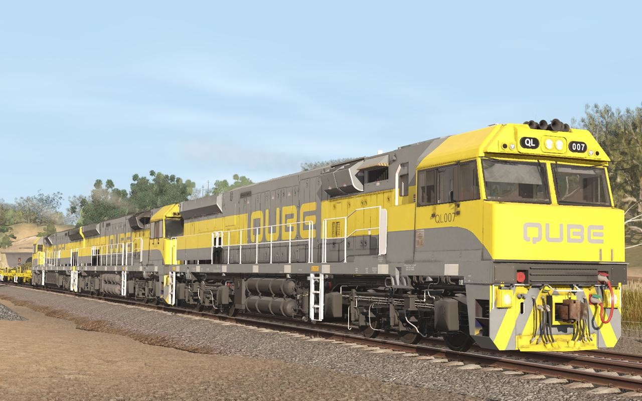 Trainz Railroad Simulator 2019: QUBE GE C44aci Pack