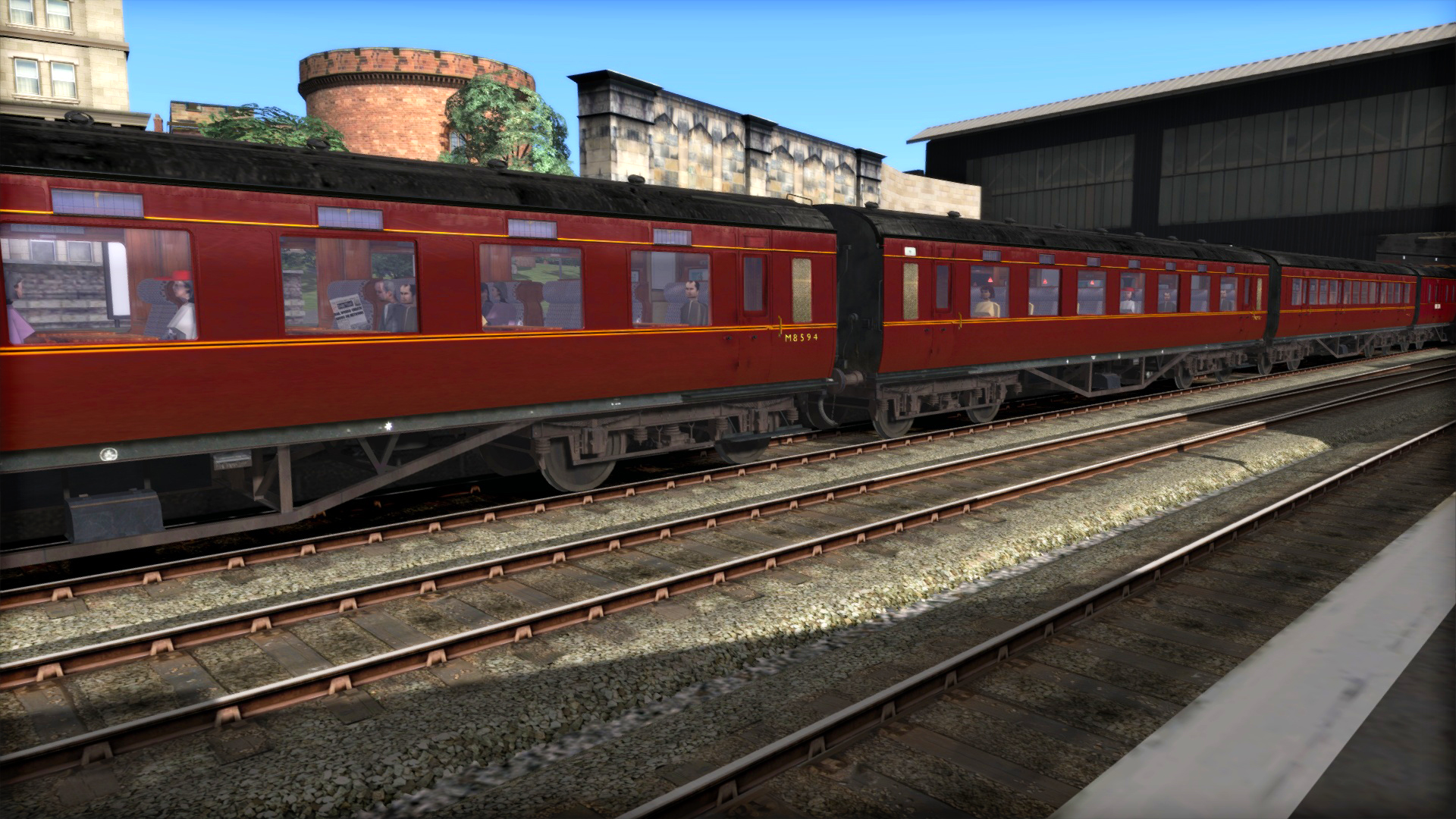 TS Marketplace: LMS P1&amp;P2 BR Maroon Coach Pack Add-On