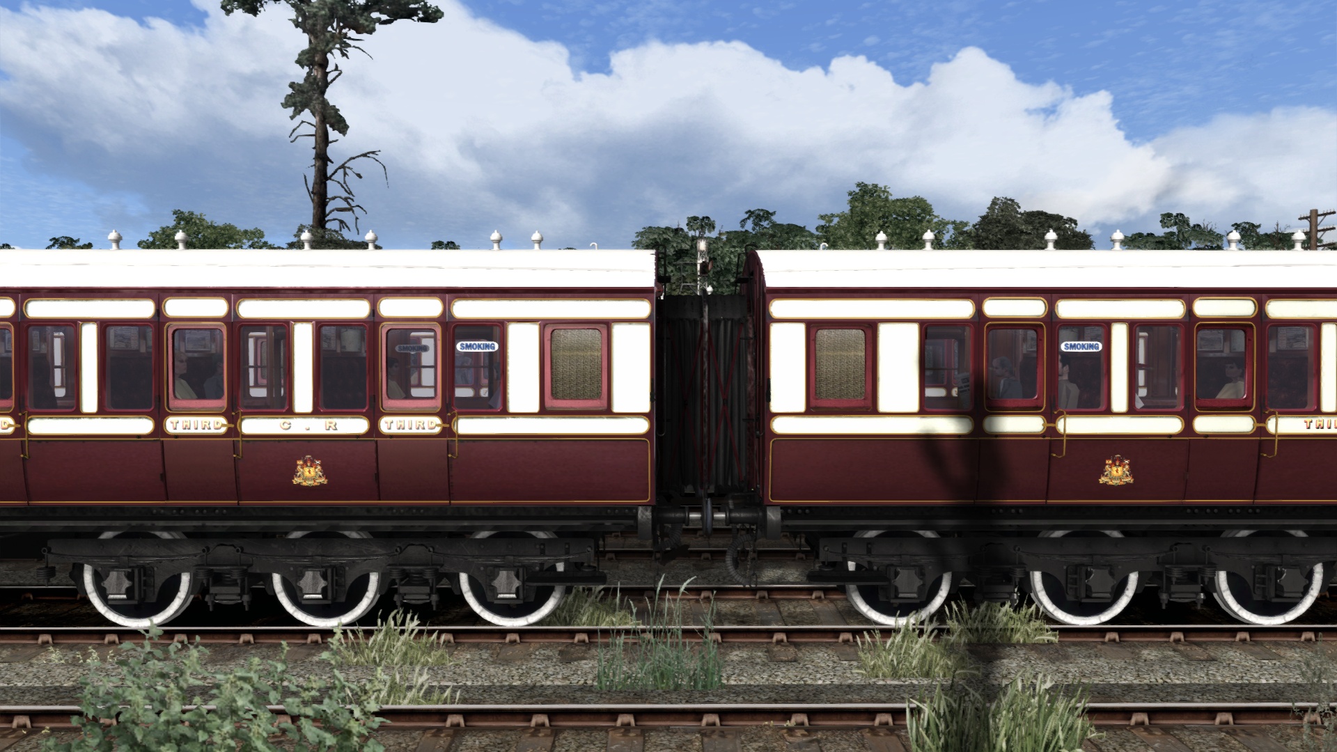 TS Marketplace: Caledonian Railway 65ft Grampian Coach Pack Add-On