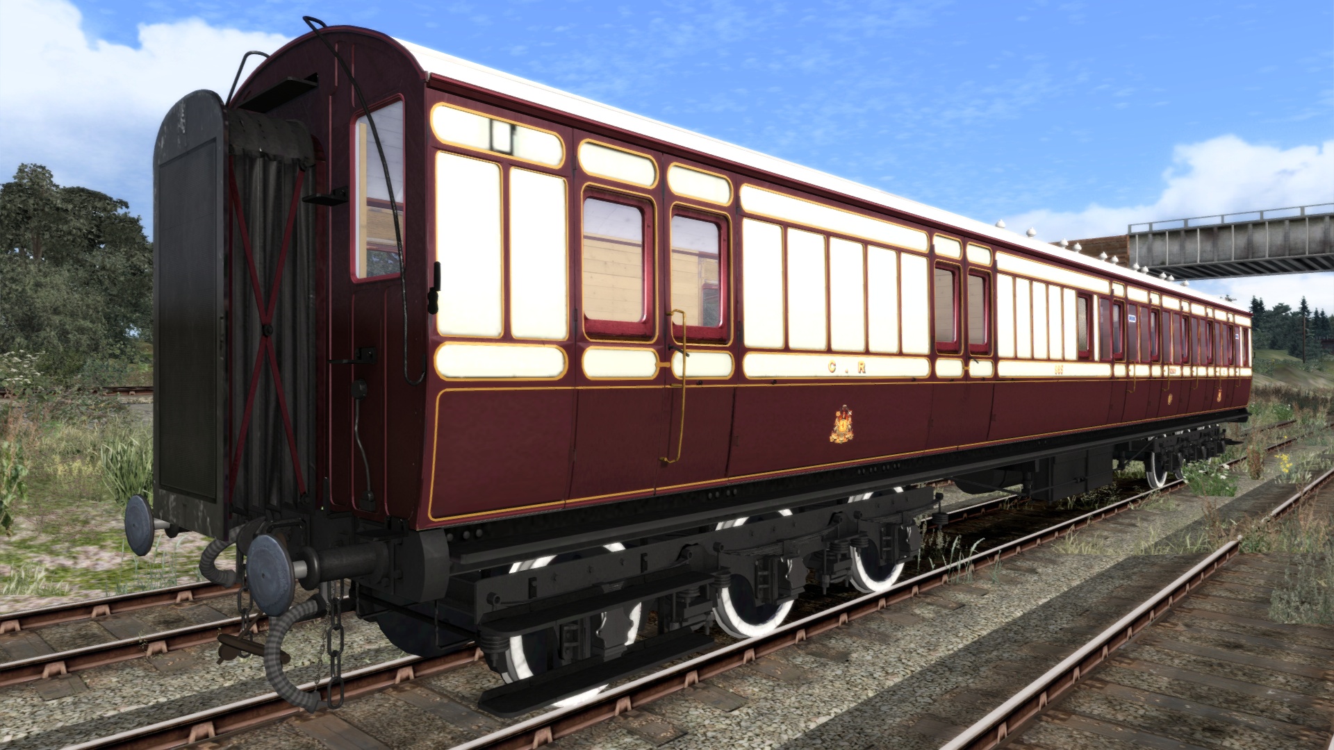 TS Marketplace: Caledonian Railway 65ft Grampian Coach Pack Add-On