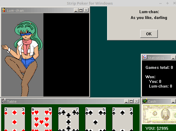Windows Strip Poker