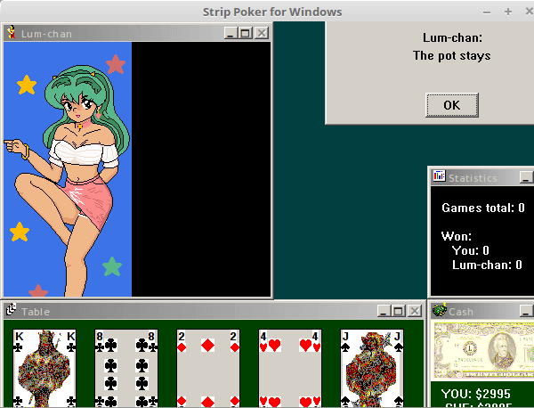 Windows Strip Poker