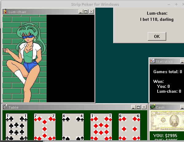 Windows Strip Poker