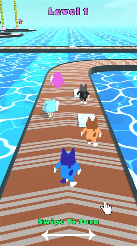 Bluey Shortcut Running Game