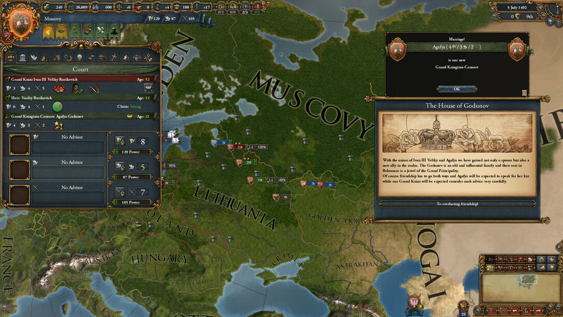 Europa Universalis IV: Songs of Regency