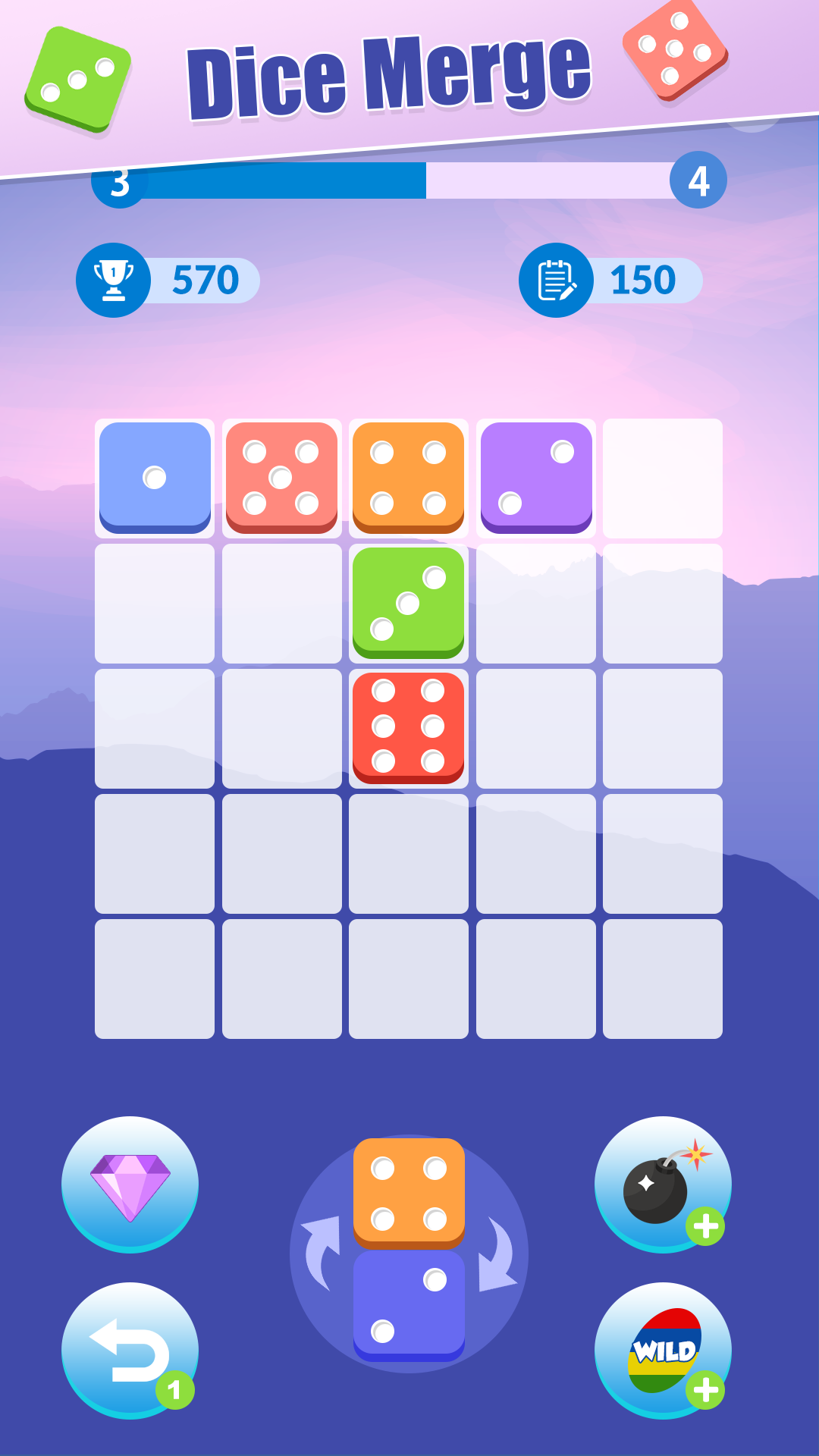 Dice Merge