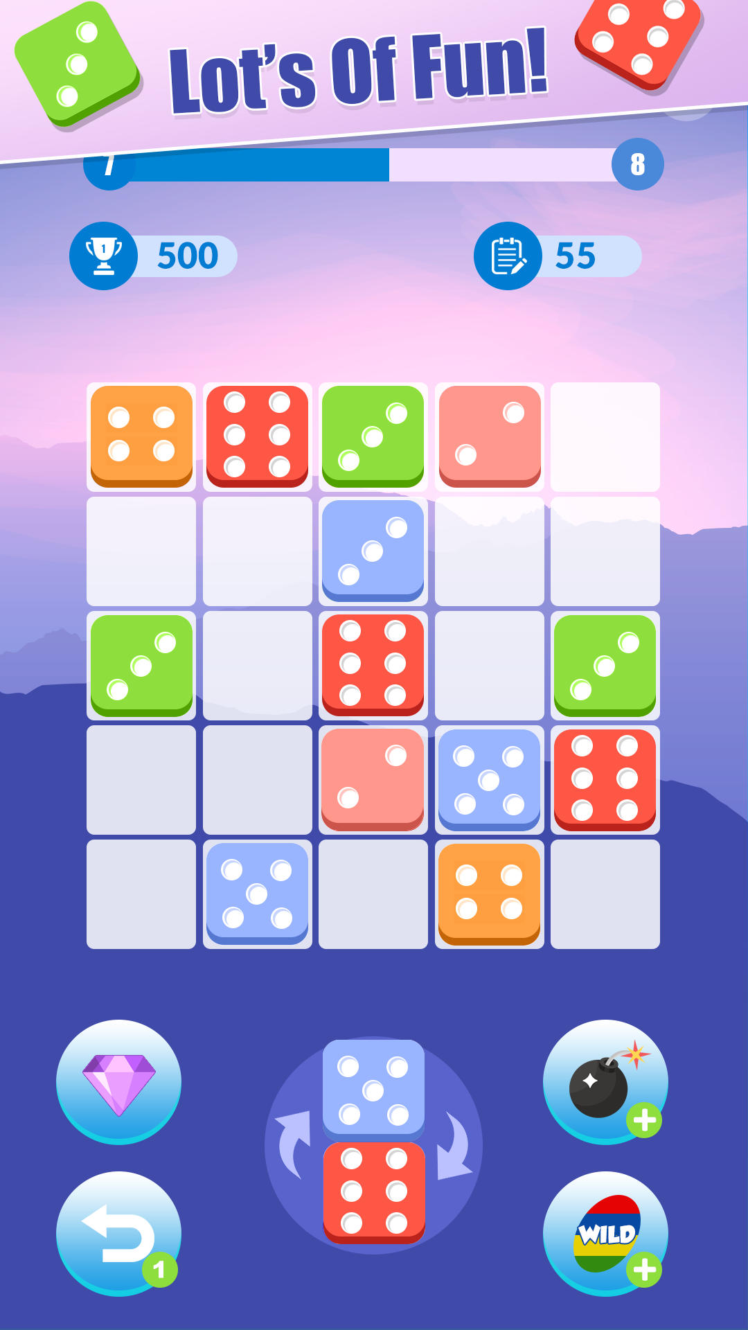 Dice Merge