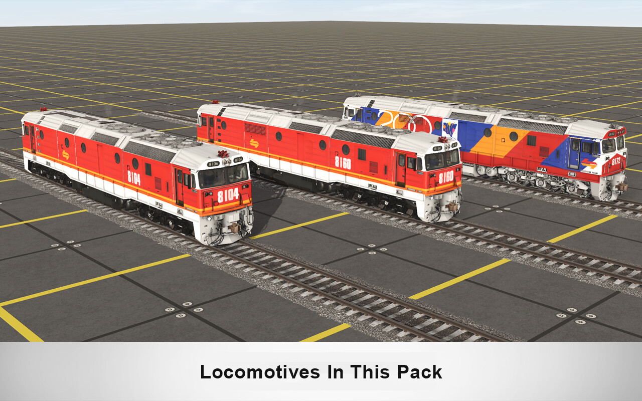 Trainz Railroad Simulator 2022: NSW 81 Class SRA Pack