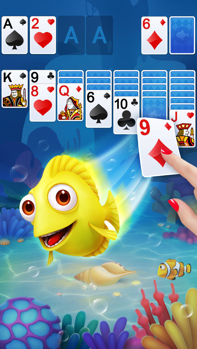 Solitaire Klondike Fish