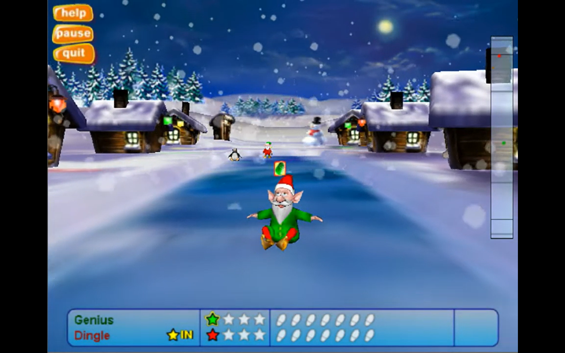 Elf Bowling: Bocce Style