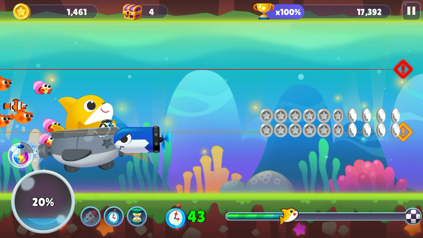 Baby Shark Run Away