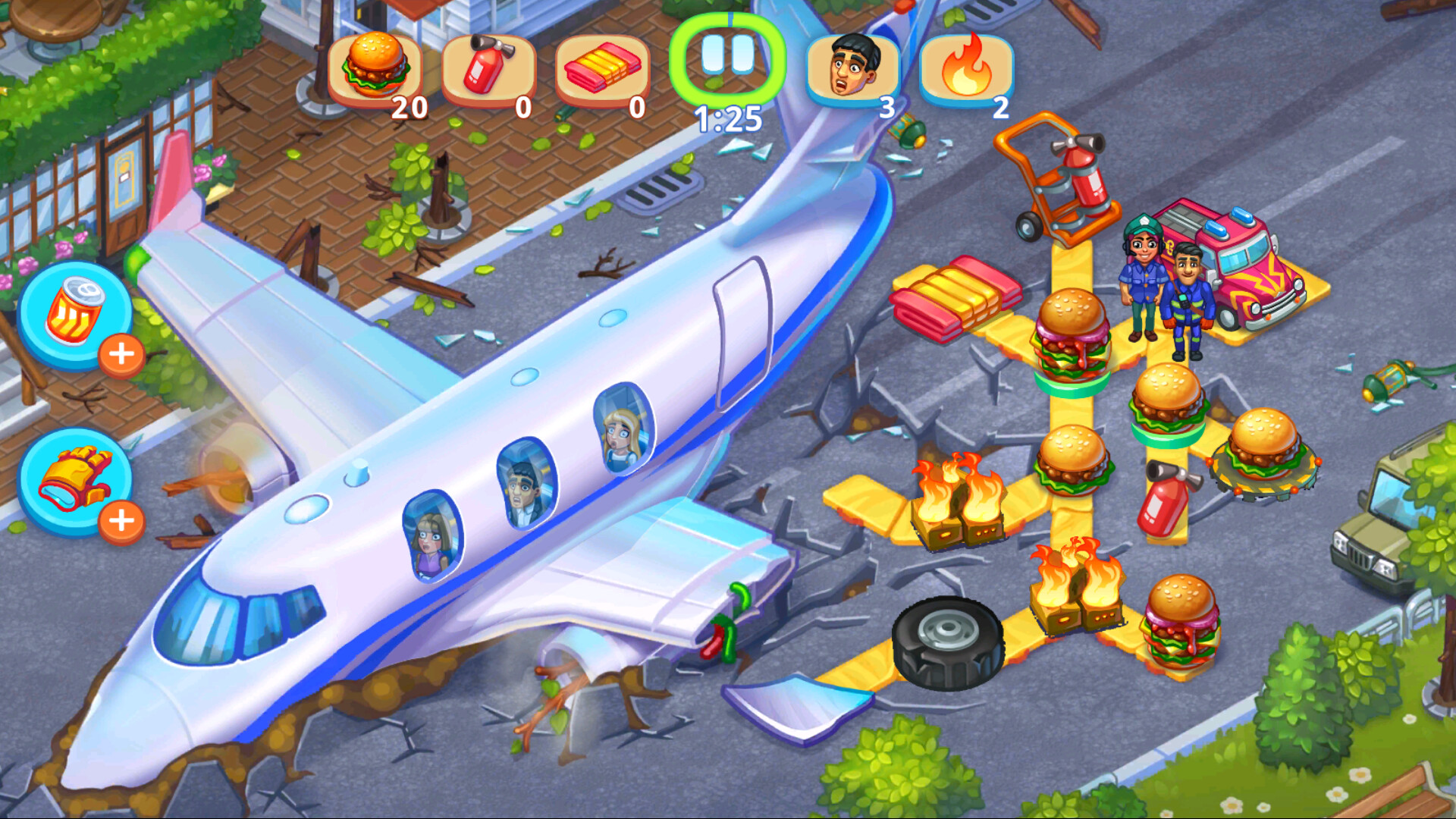 Rescue Dash: Time Management Simulator