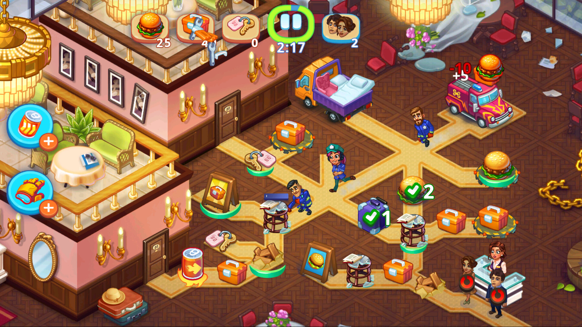 Rescue Dash: Time Management Simulator