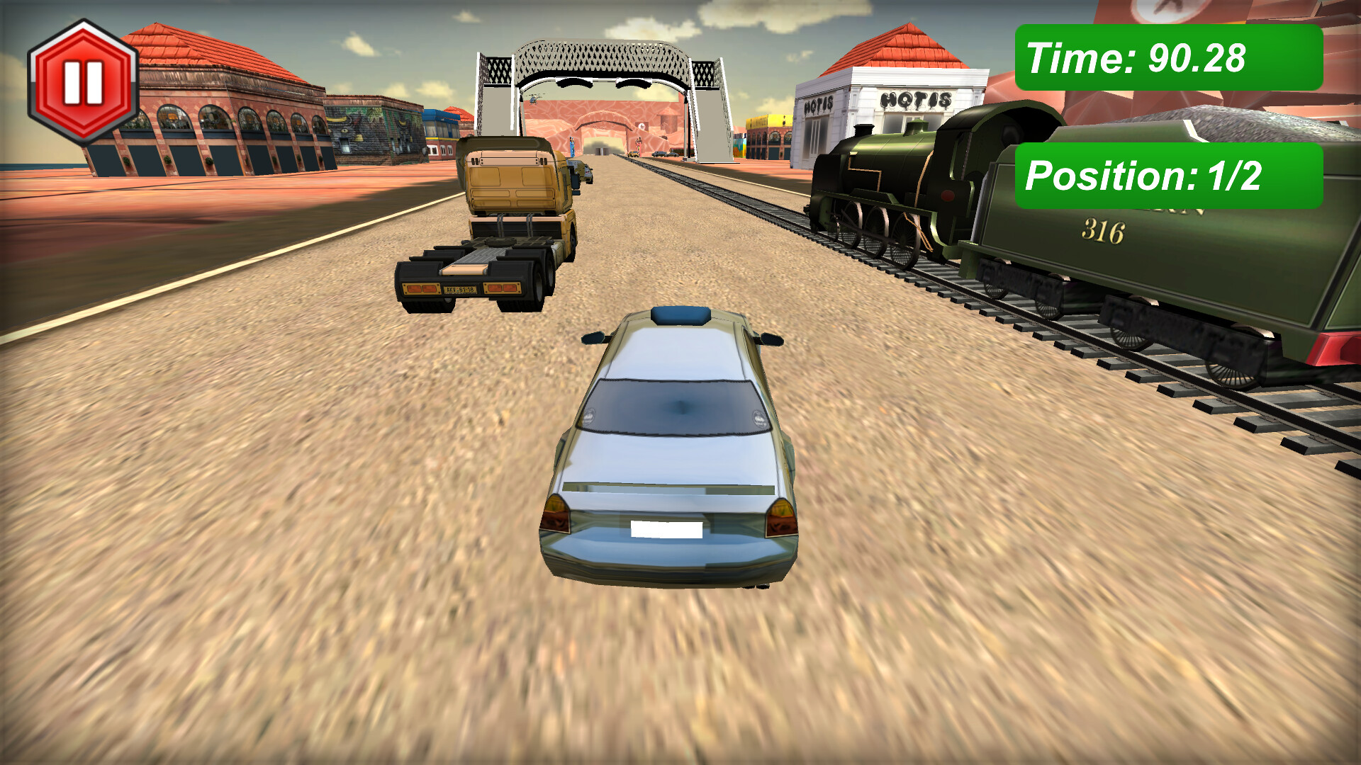 Cars vs Train