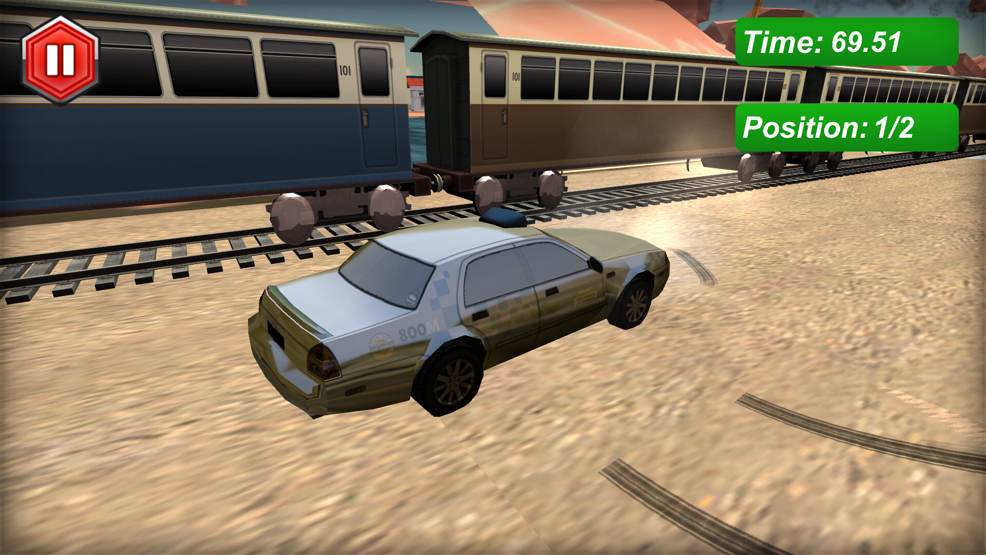 Cars vs Train