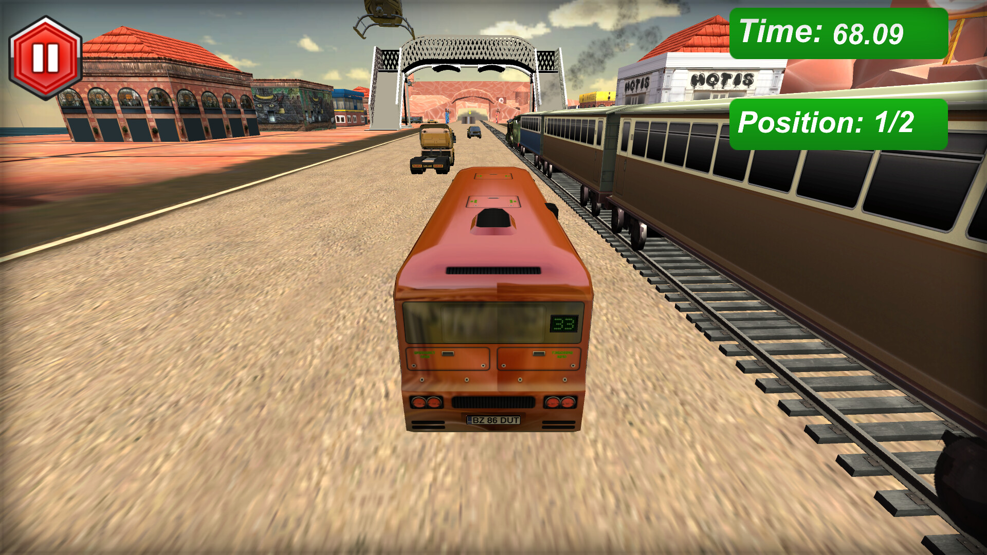 Cars vs Train