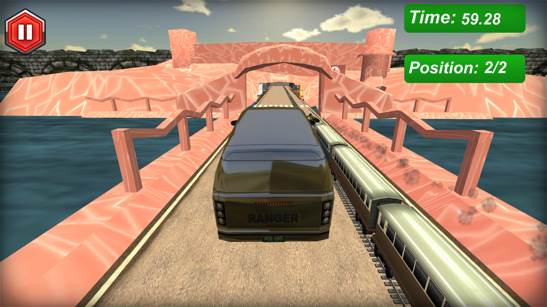 Cars vs Train