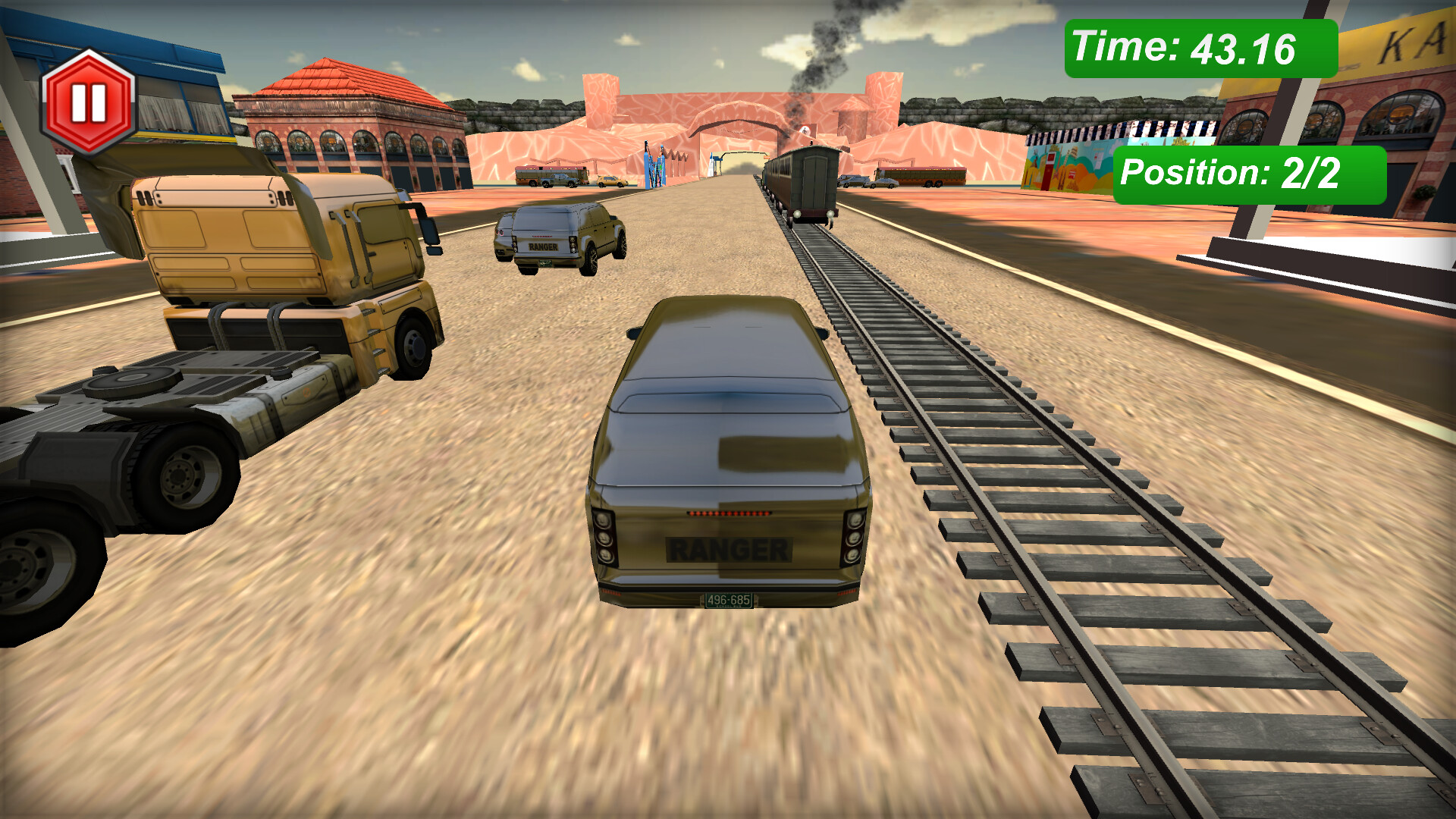Cars vs Train
