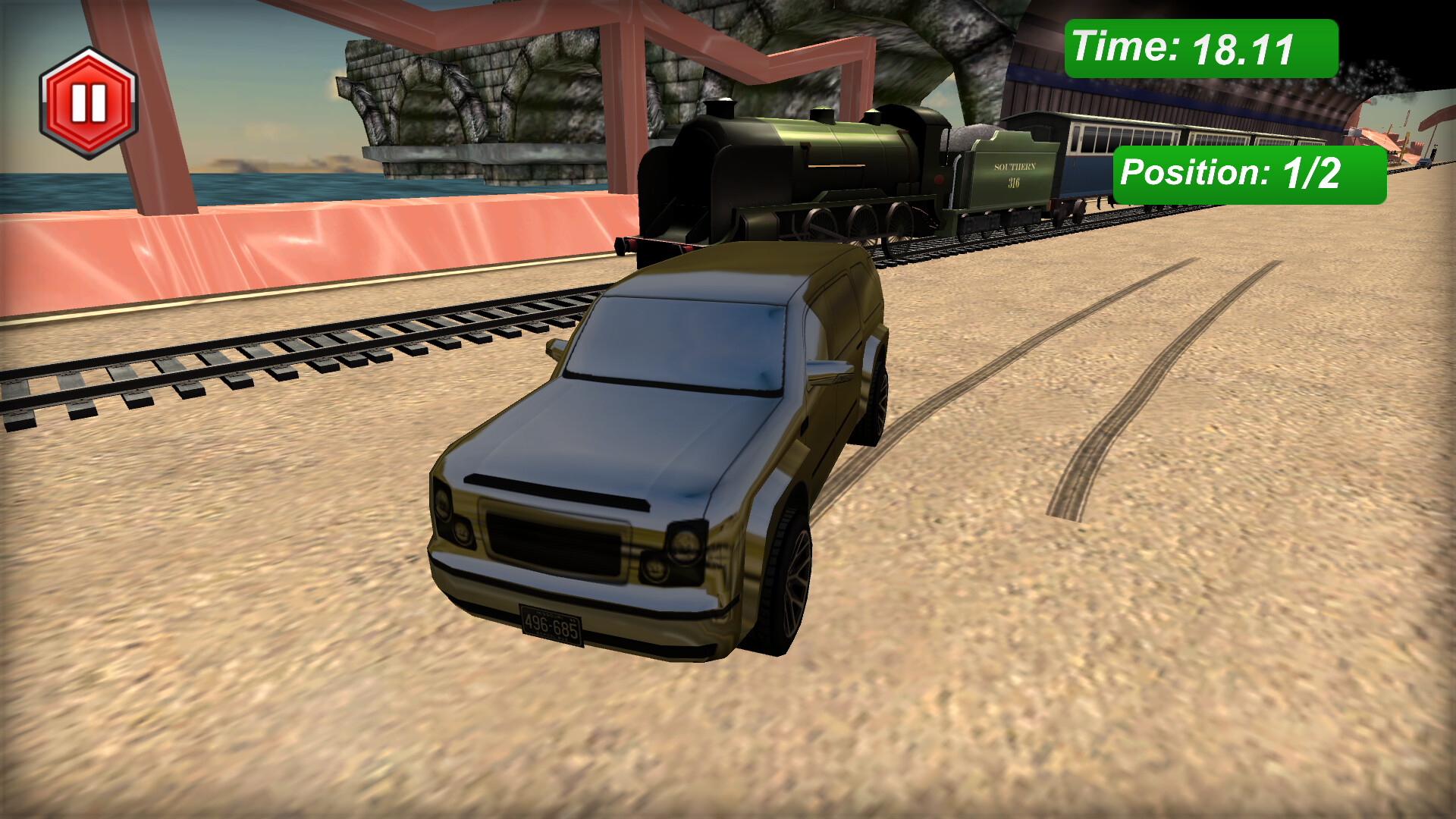 Cars vs Train