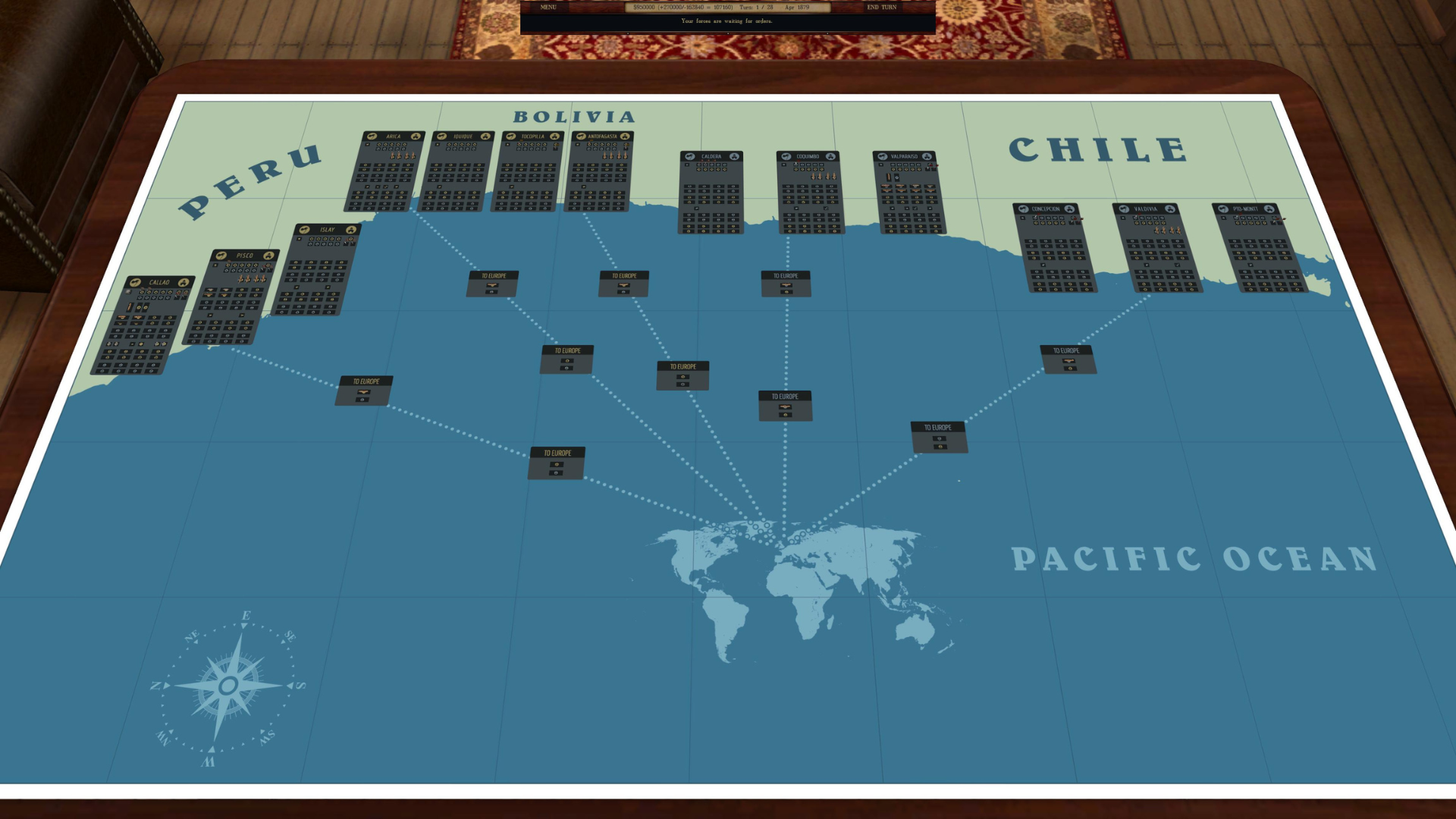 Clad in Iron War of the Pacific 1879