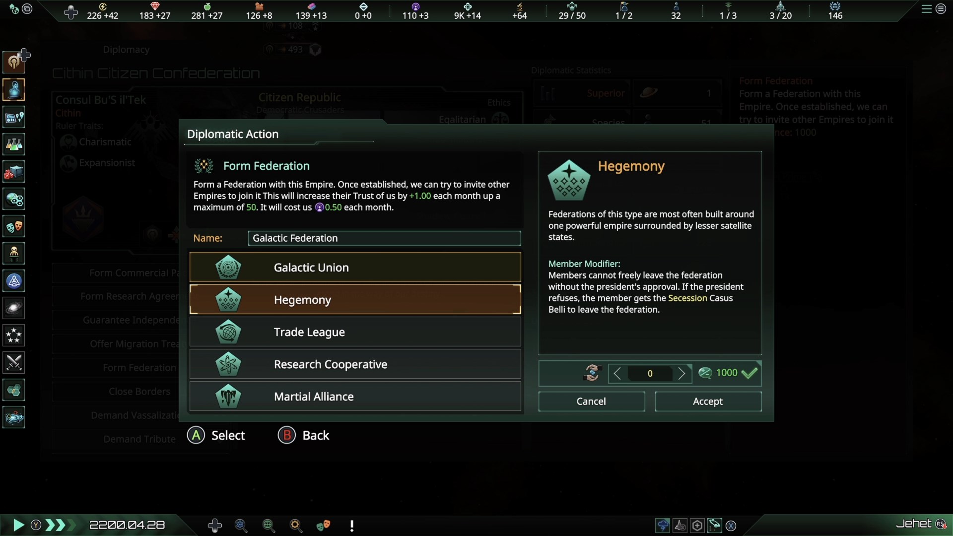 Stellaris: Console Edition – Federations