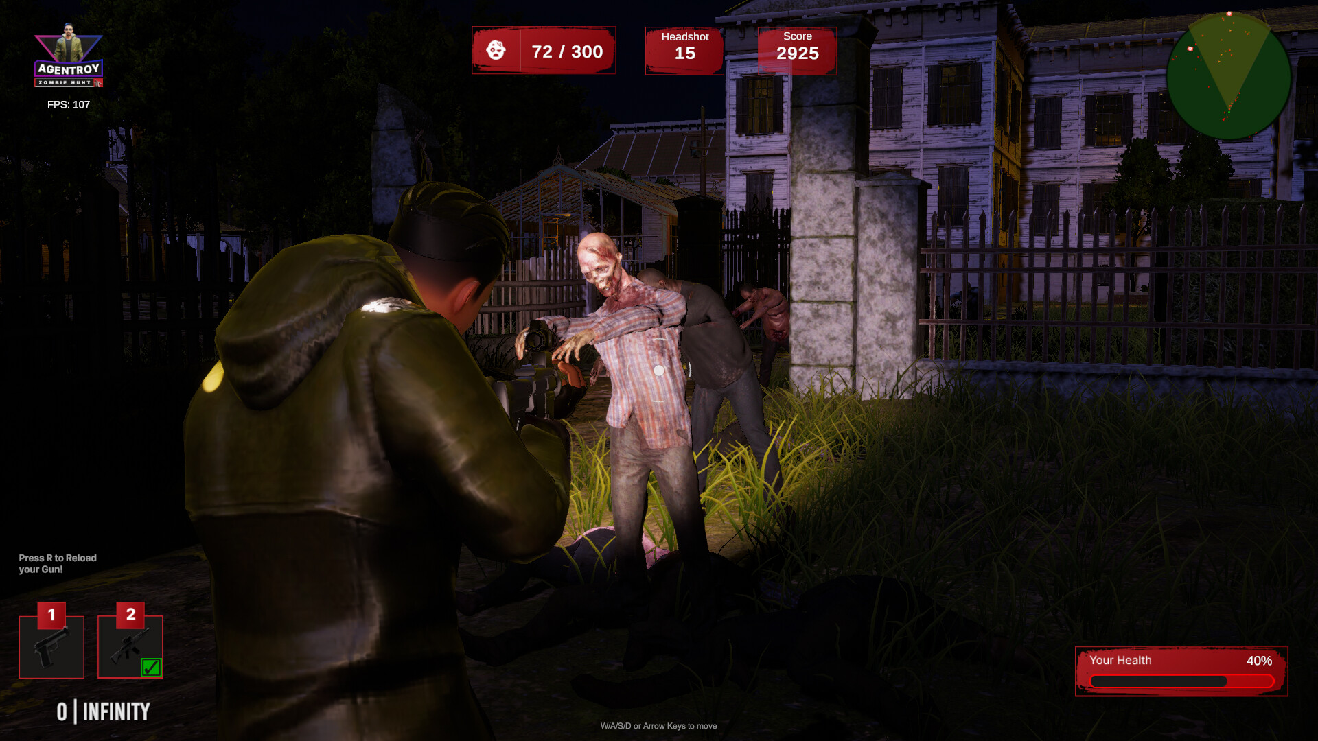 Agent Roy: Zombie Hunt