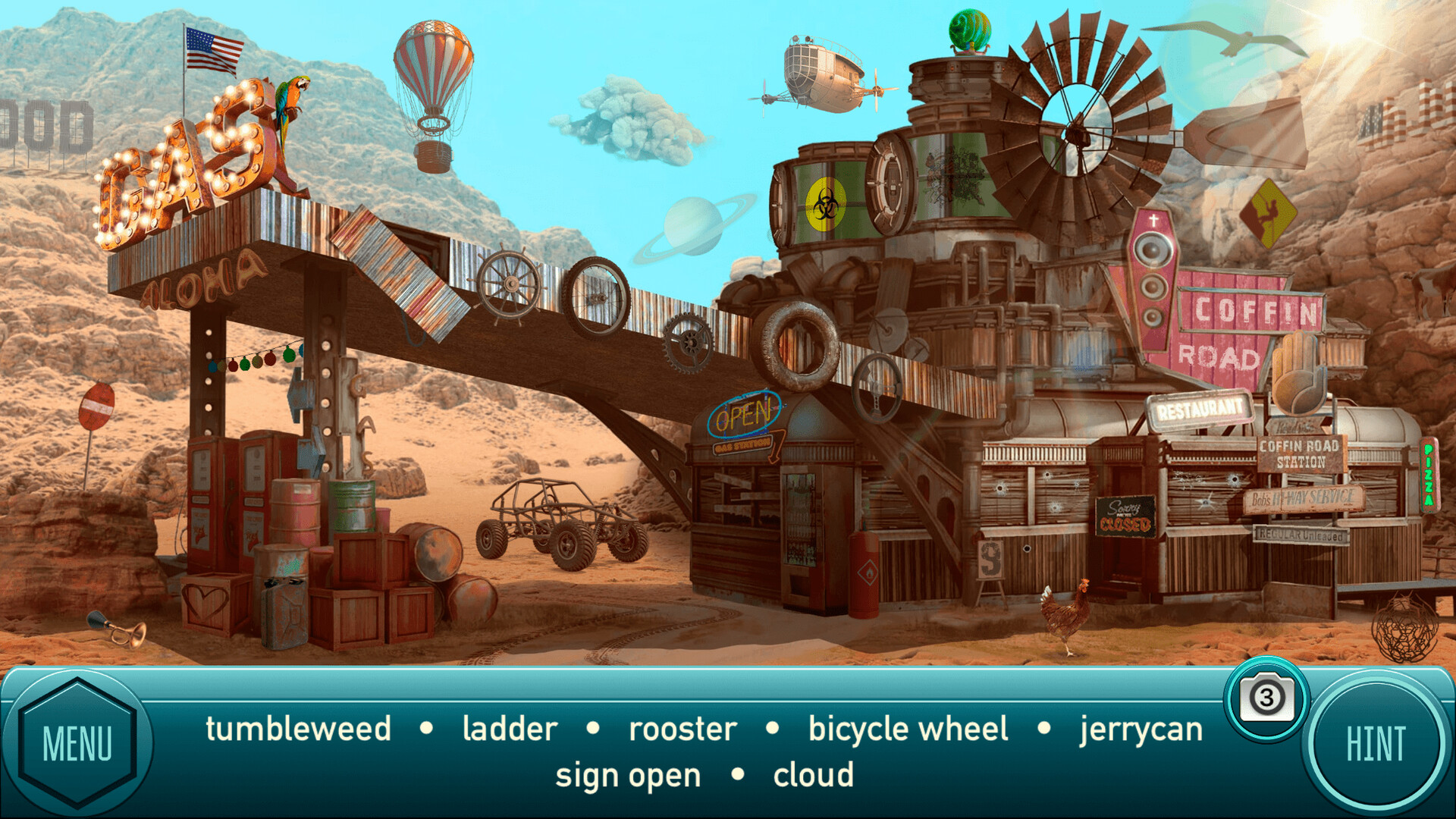 Cyber West: Hidden Object Games – Western