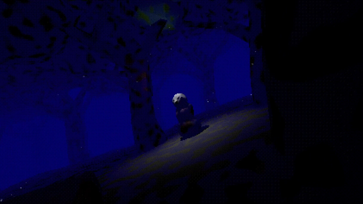 Deep in the Snowy Night