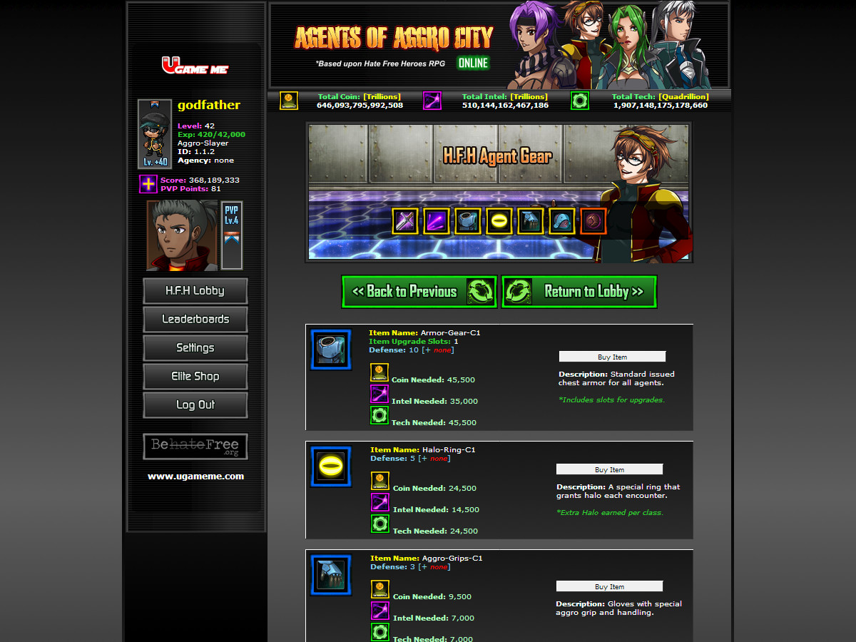 Agents of Aggro City Online