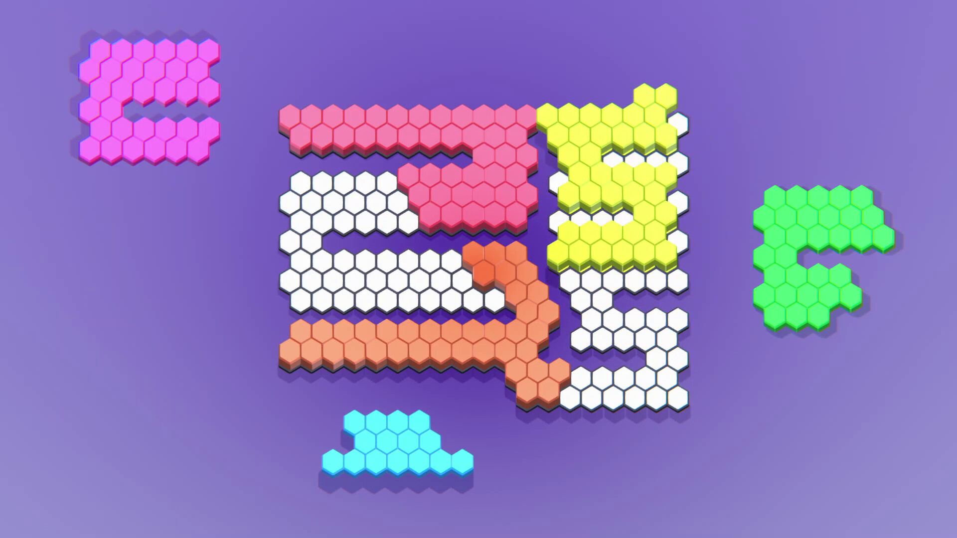 Hexagon Puzzle Blocks