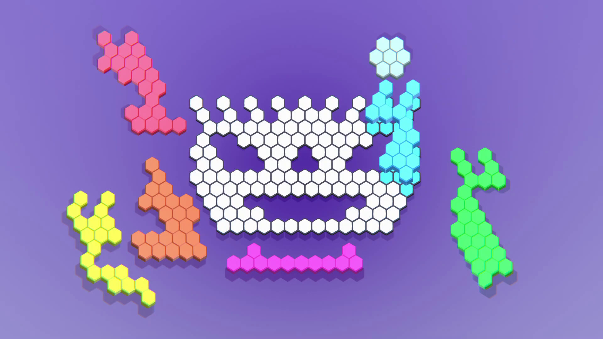 Hexagon Puzzle Blocks