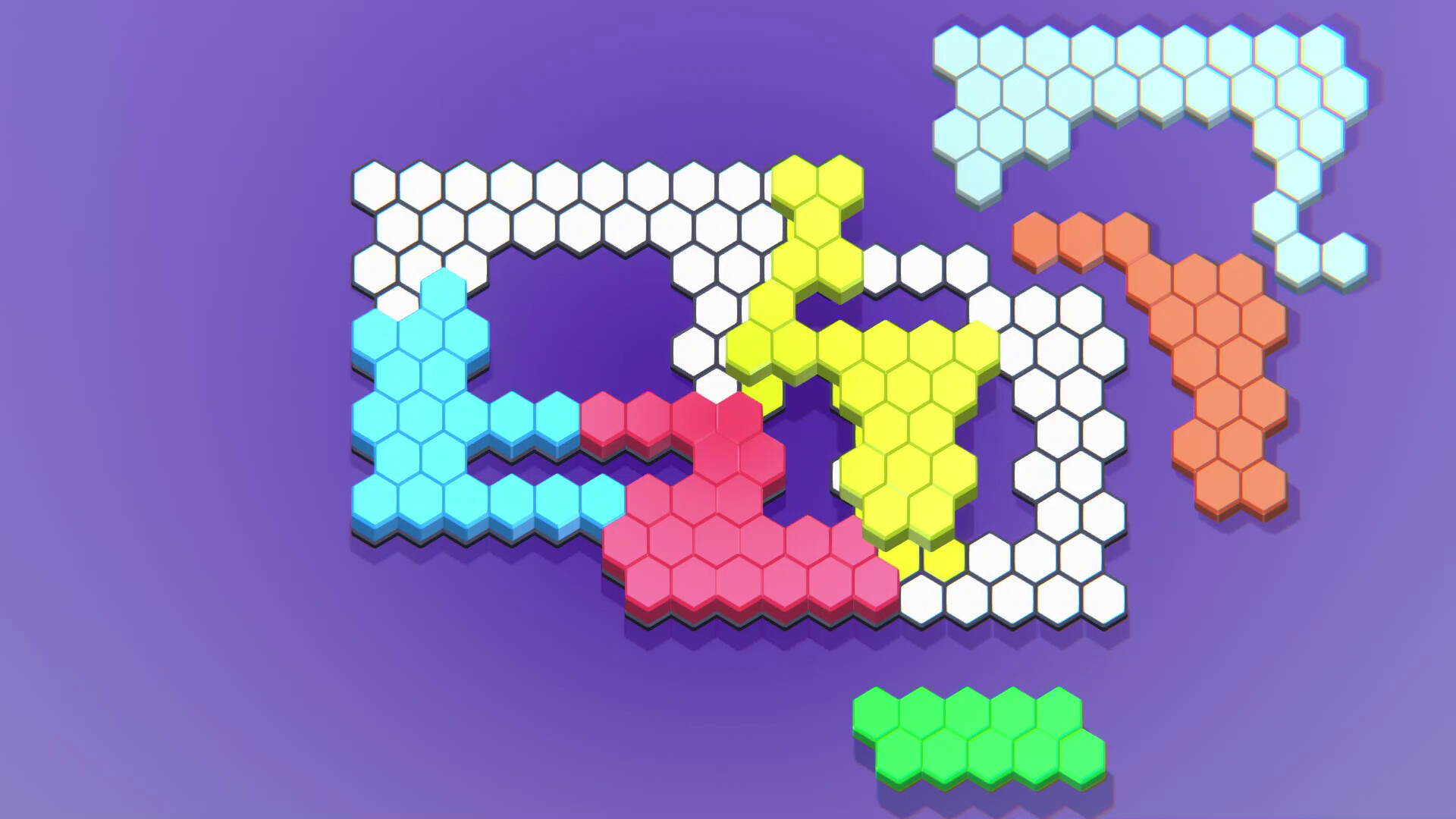 Hexagon Puzzle Blocks