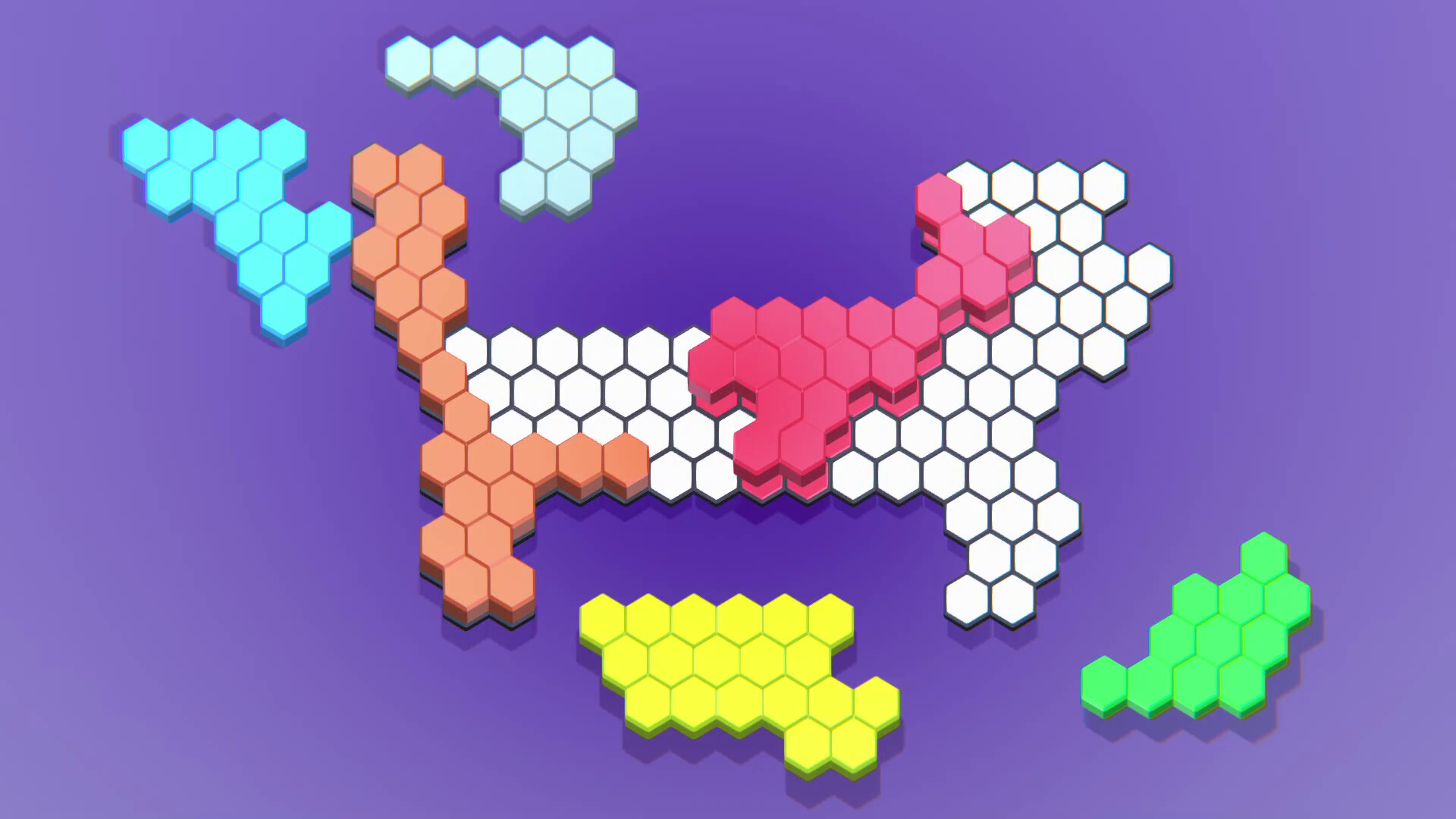 Hexagon Puzzle Blocks