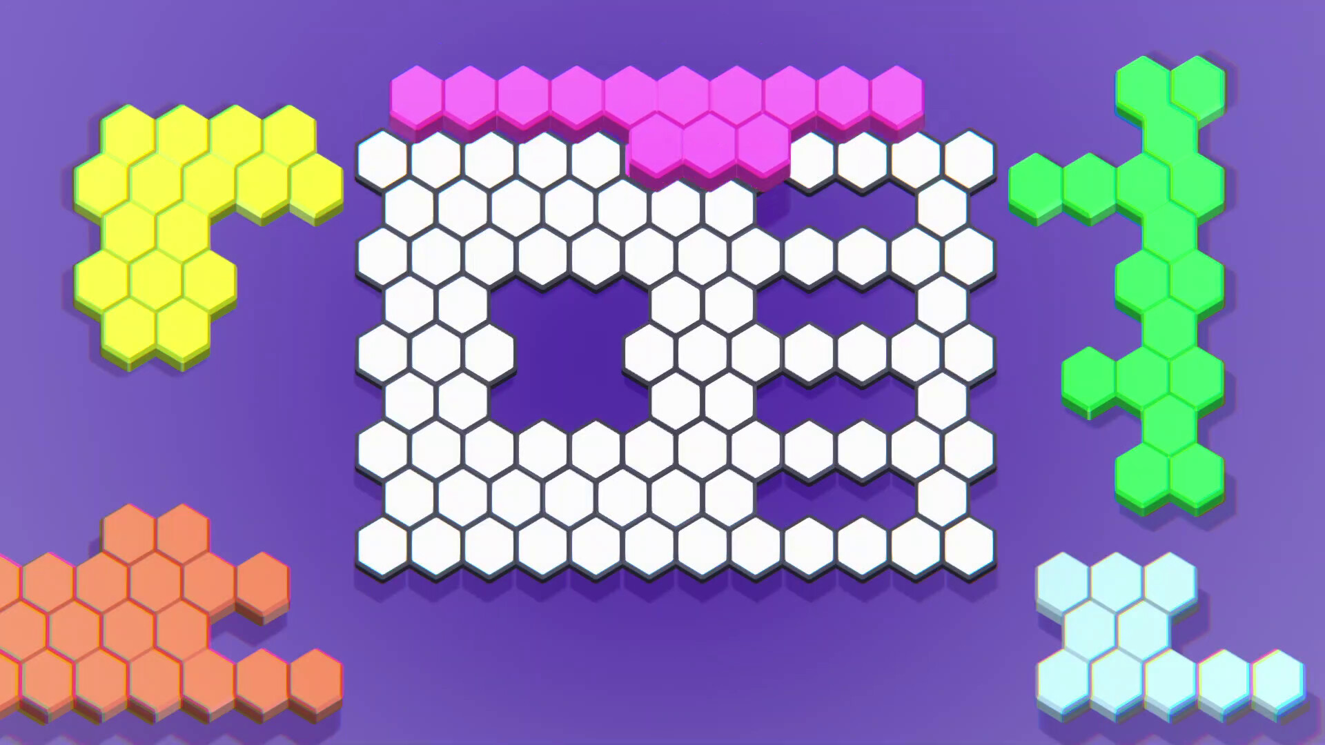 Hexagon Puzzle Blocks