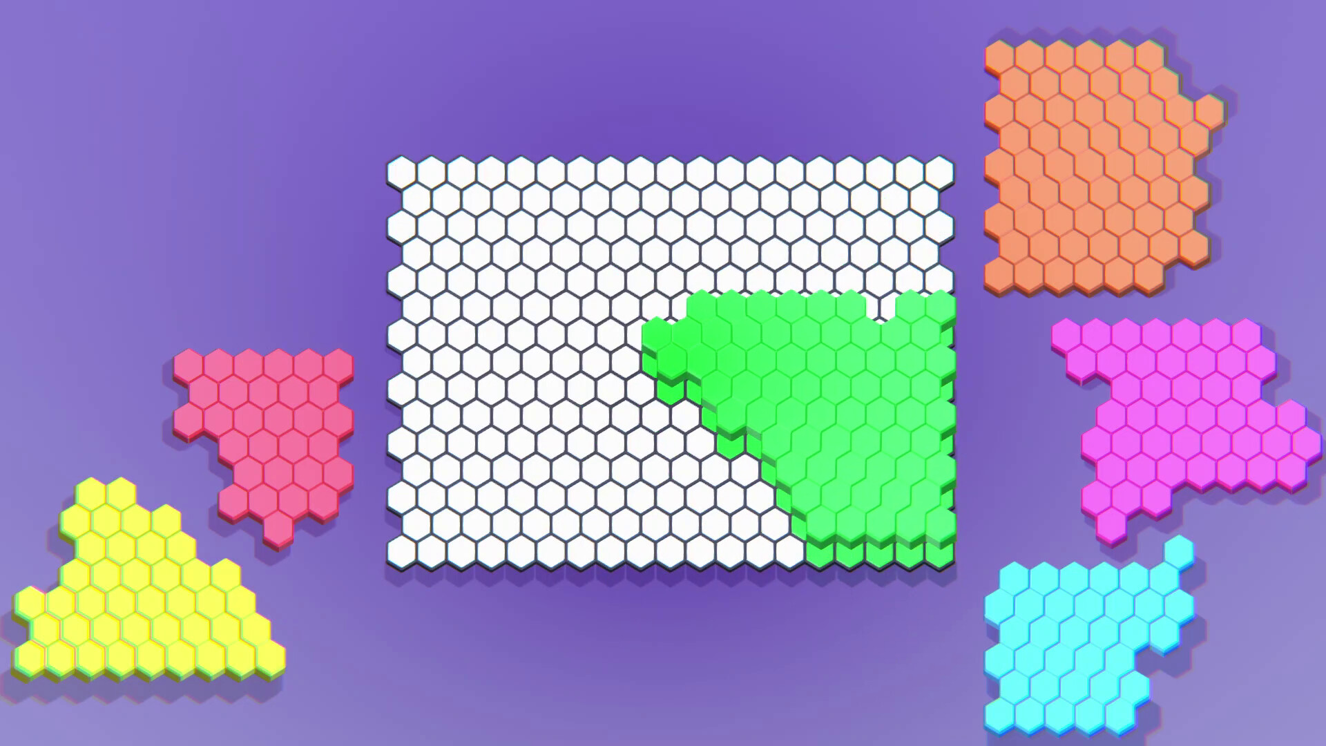 Hexagon Puzzle Blocks
