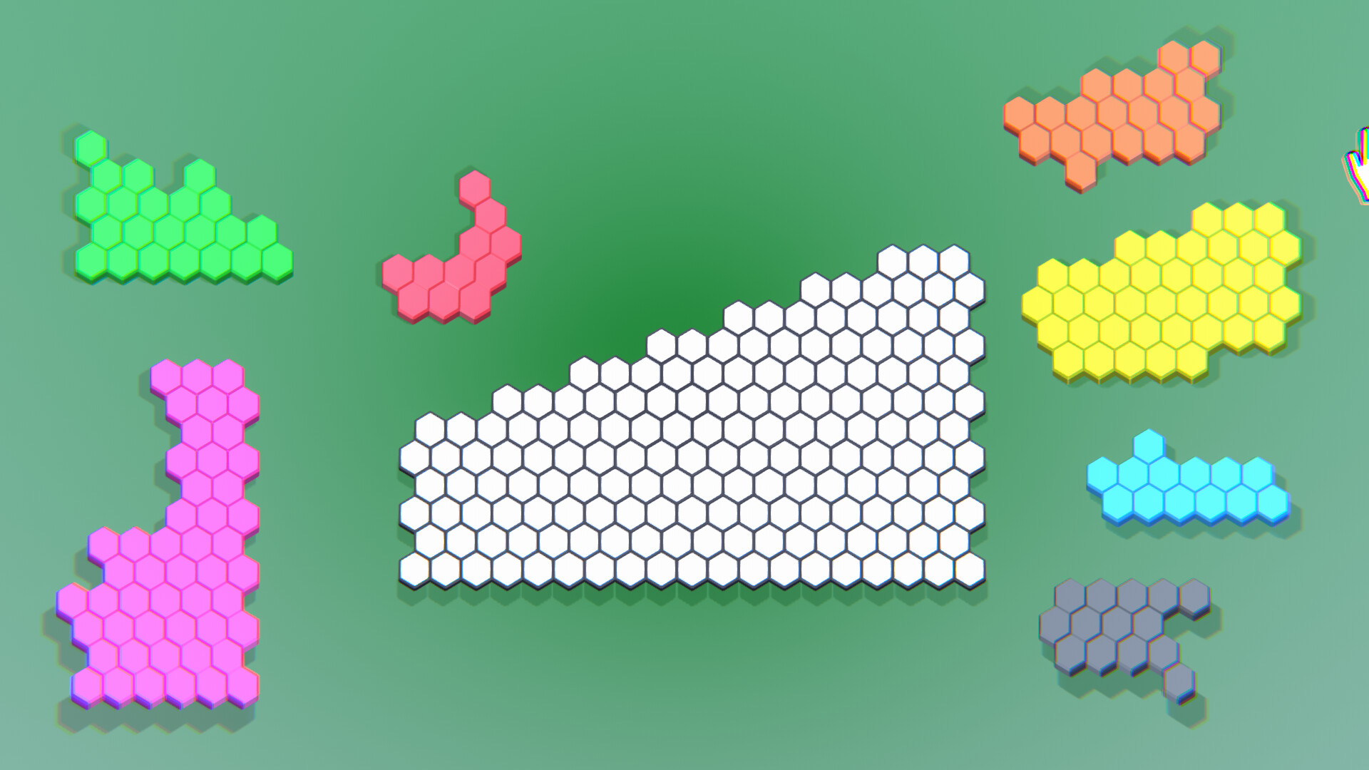 Hexagon Puzzle Blocks