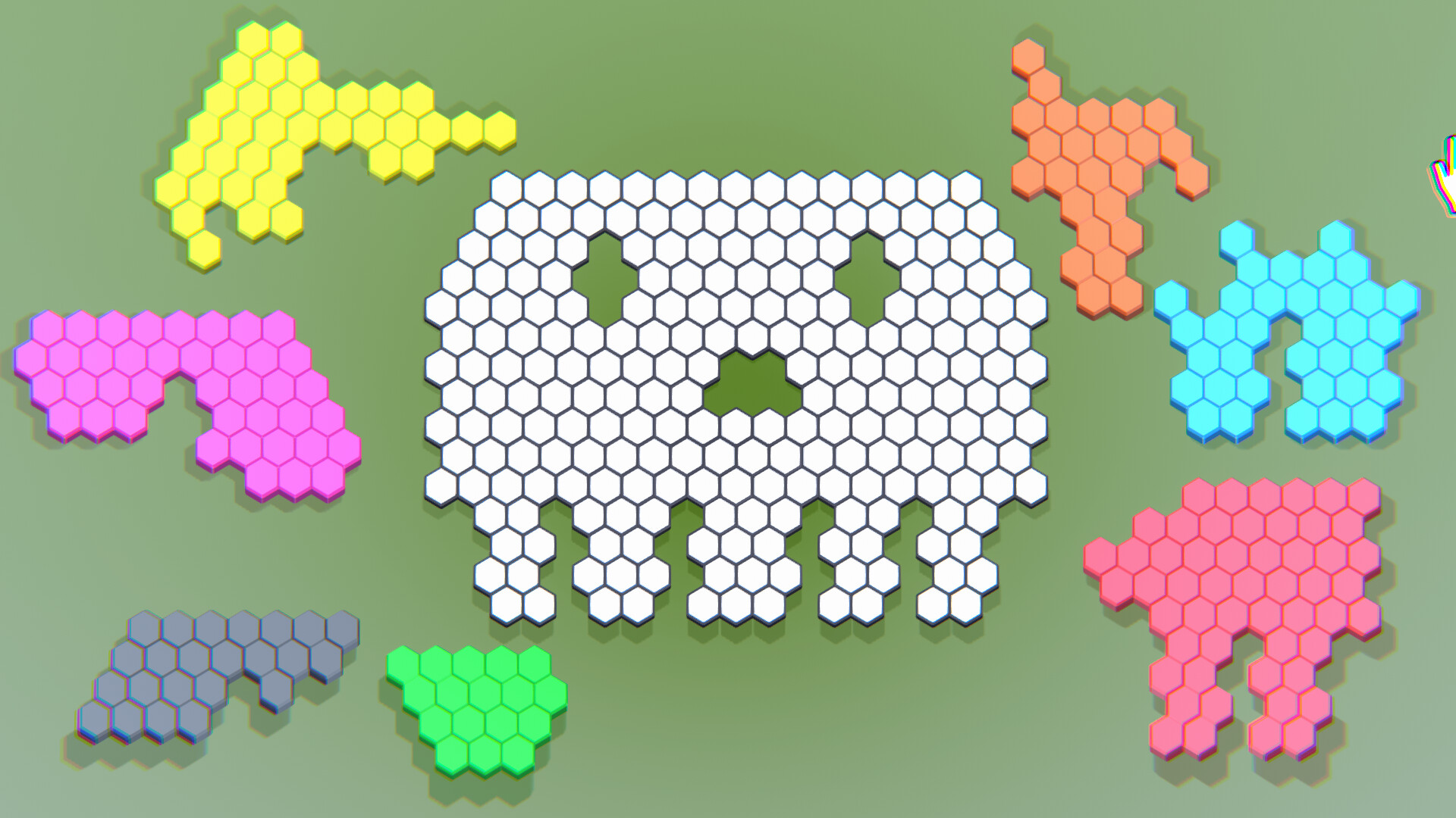 Hexagon Puzzle Blocks