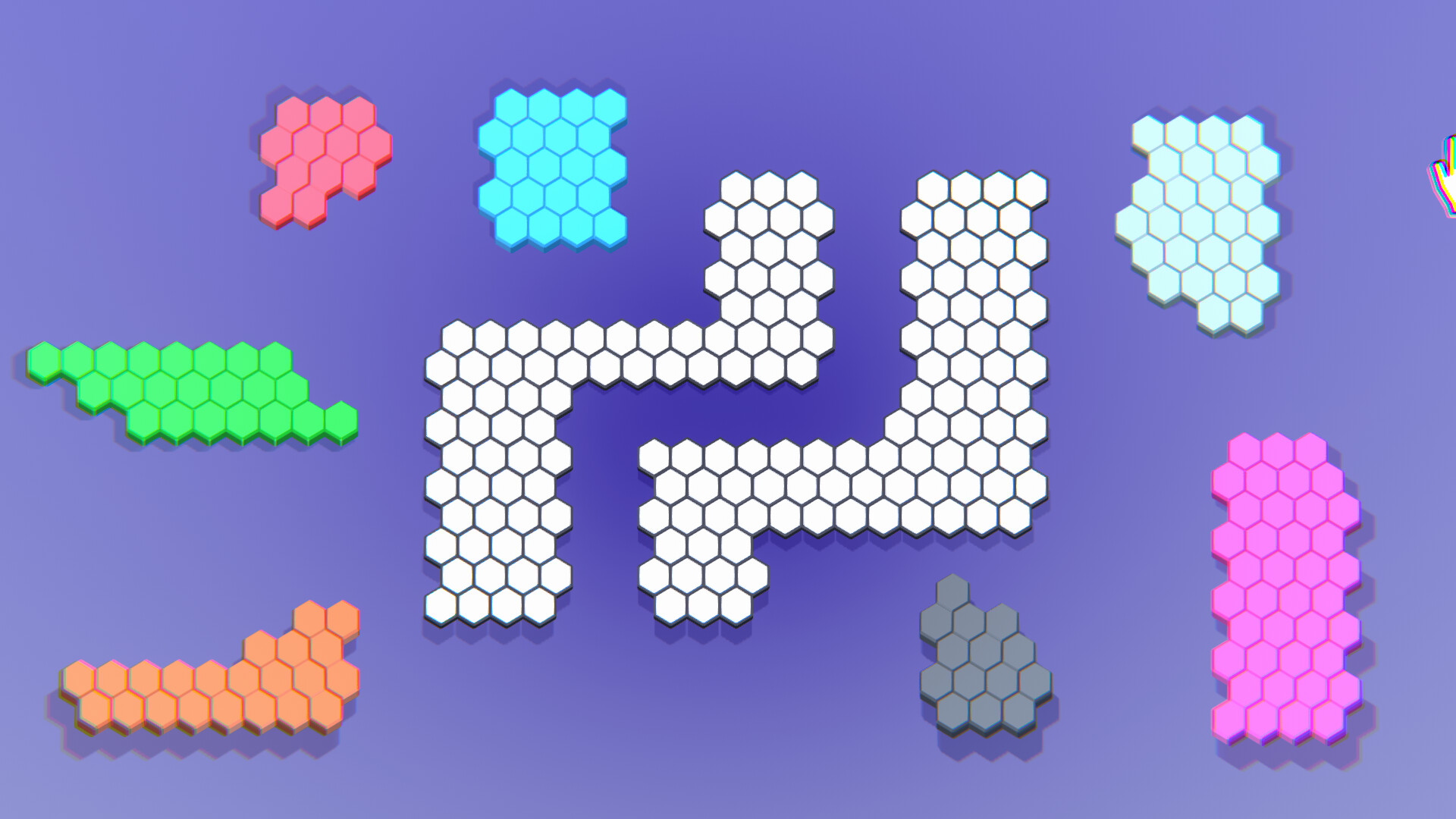 Hexagon Puzzle Blocks