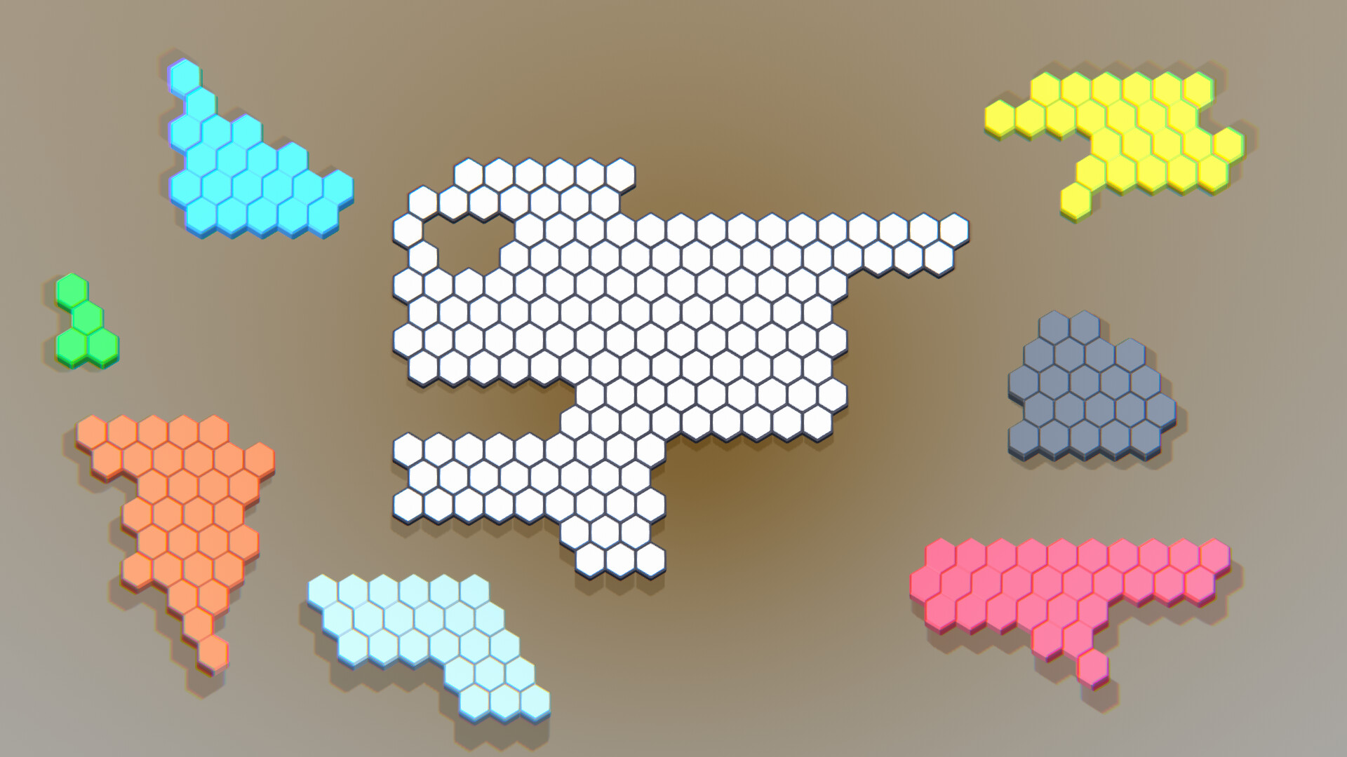 Hexagon Puzzle Blocks