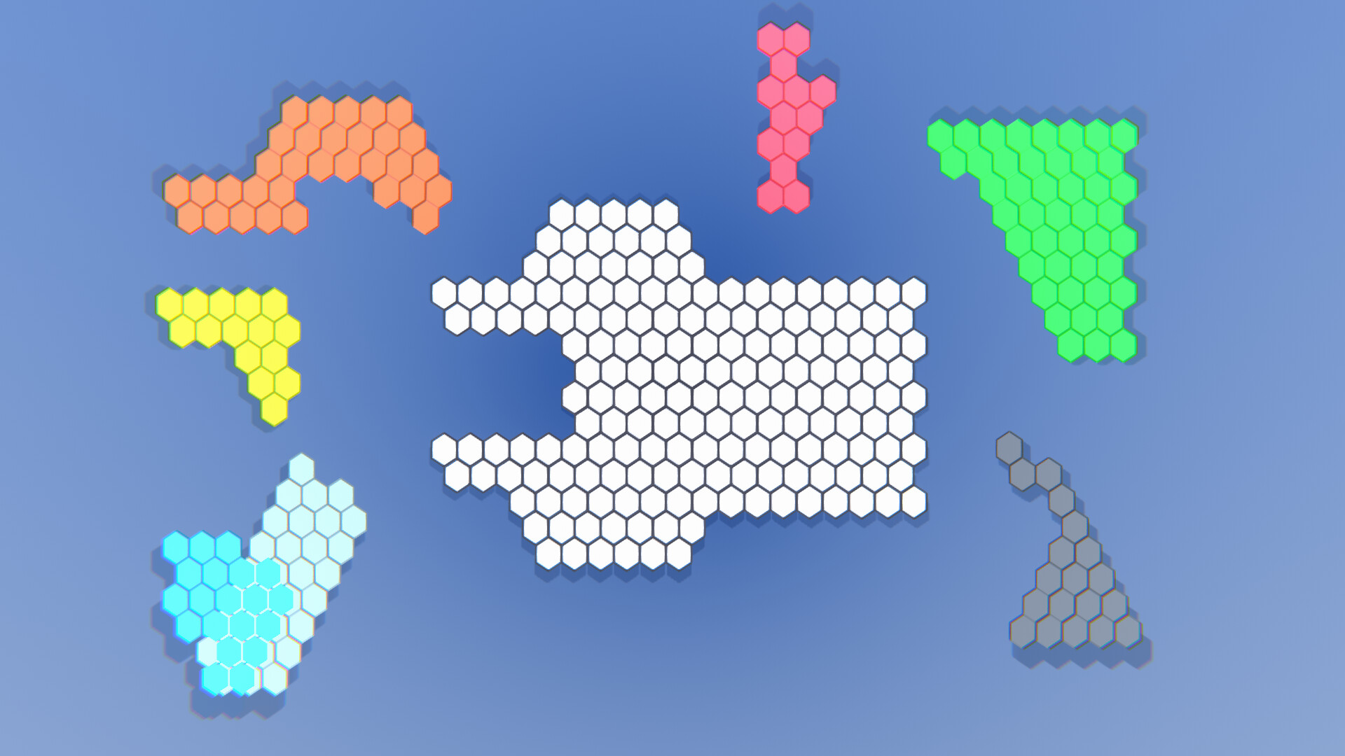 Hexagon Puzzle Blocks