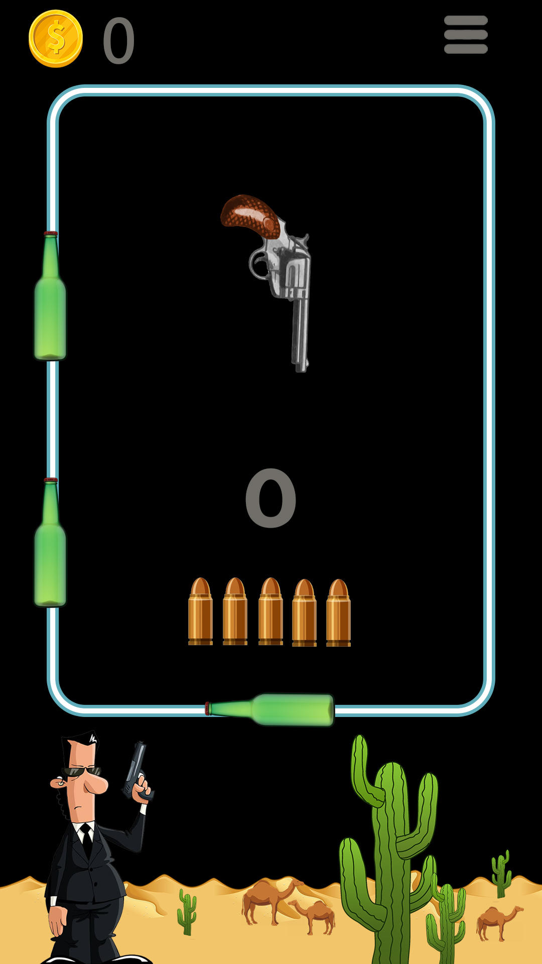 Gun vs. Bottles