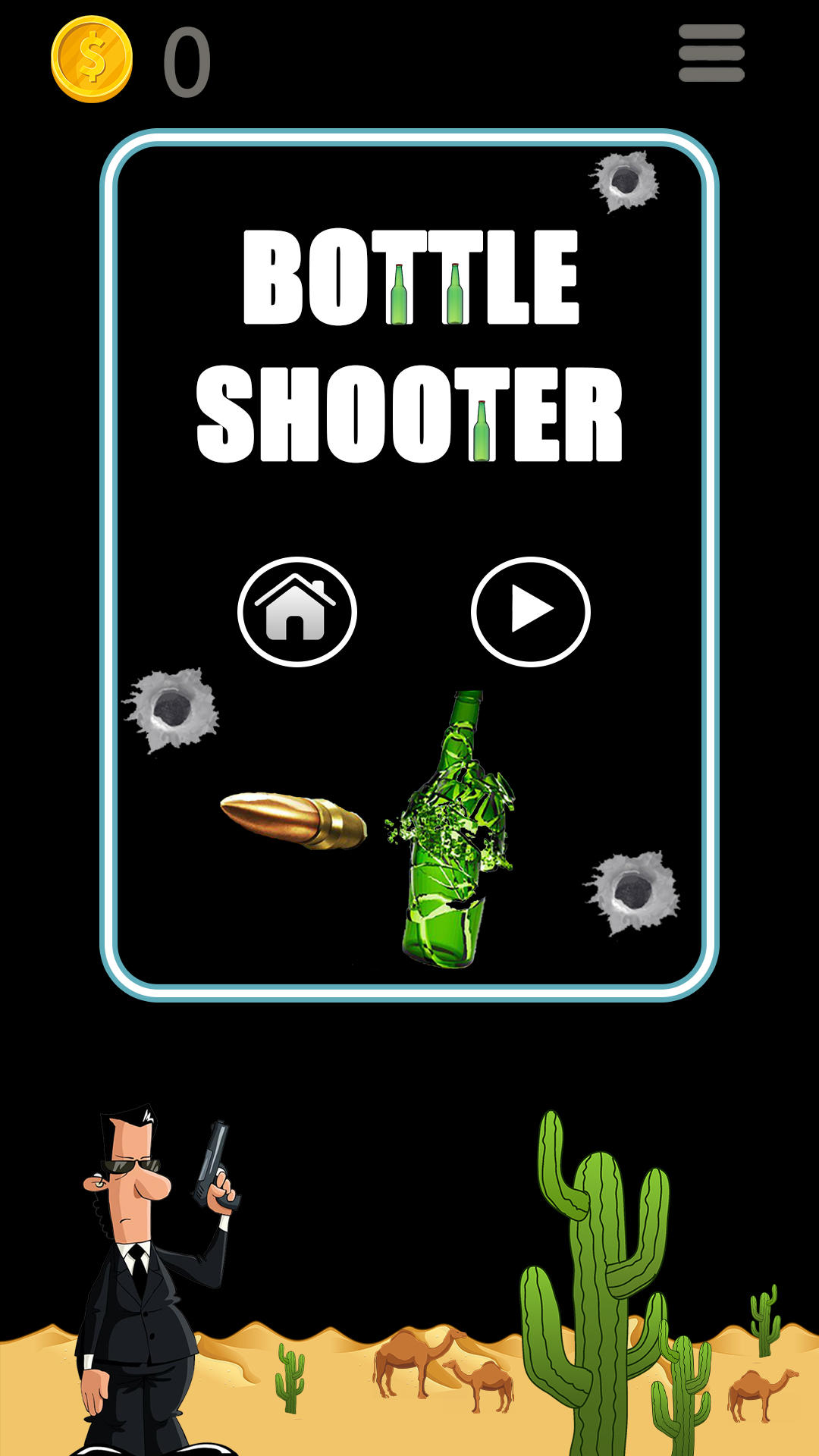 Gun vs. Bottles