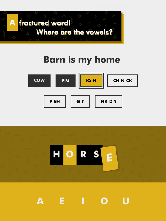 Vwls: A Game About Vowels!