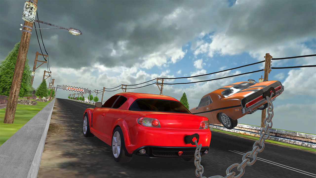 Chain Car Stunt Simulator: 3D Extreme Highway Car Driving Games
