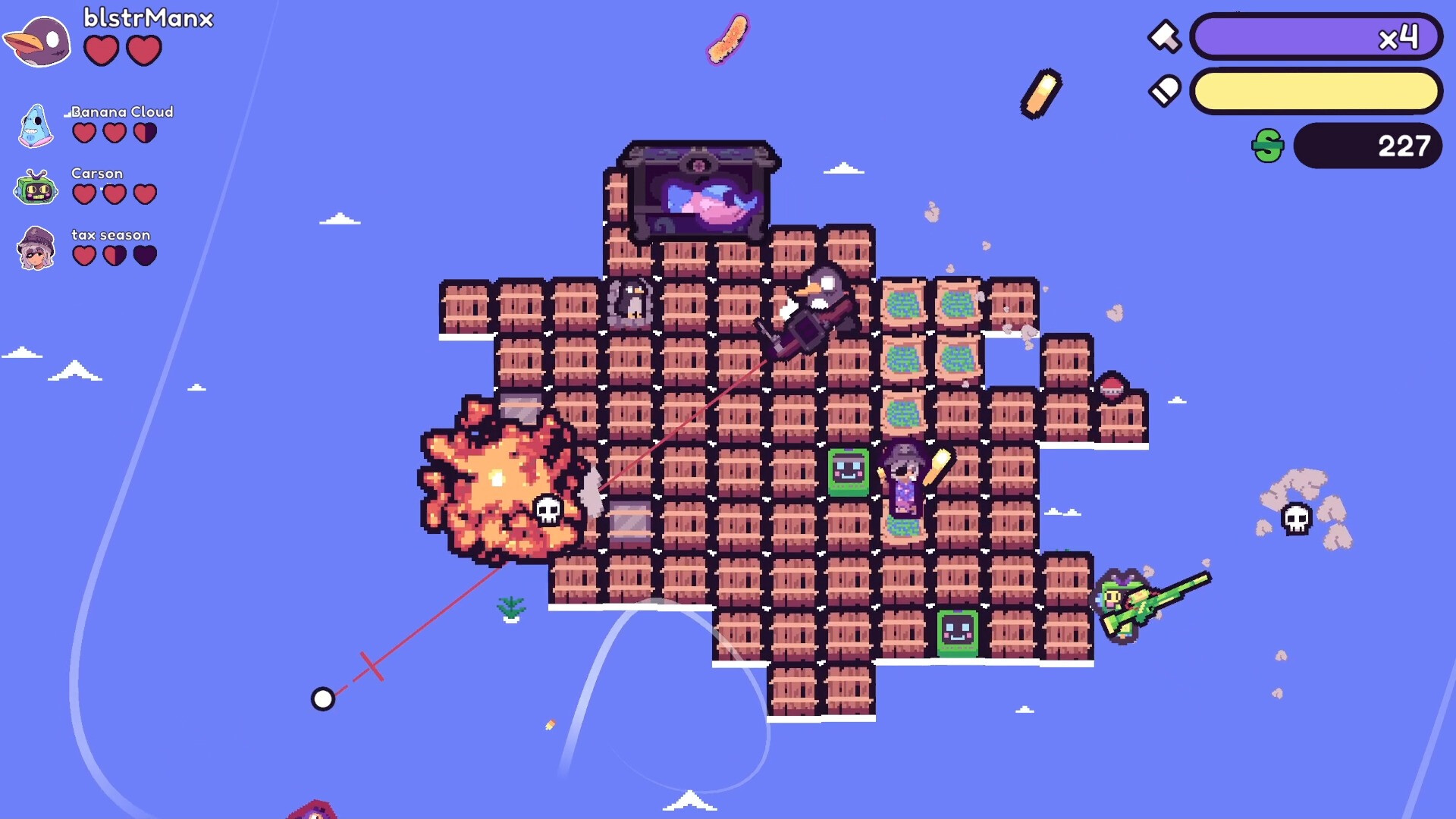 Super Raft Boat Together