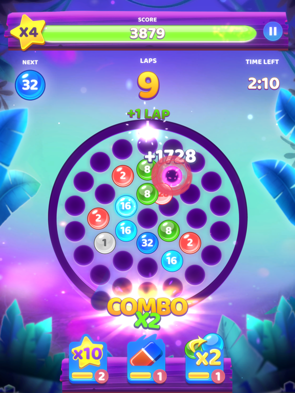 Laps Fuse: Puzzle with Numbers