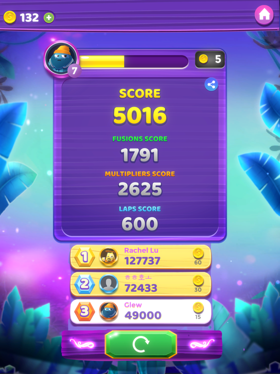 Laps Fuse: Puzzle with Numbers
