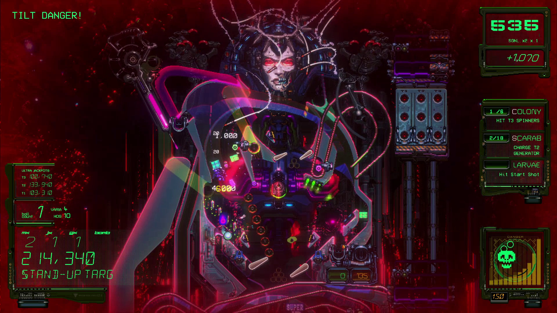 Xenotilt: Hostile Pinball Action