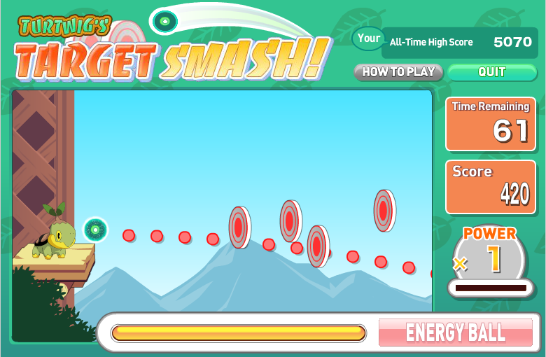 Turtwig’s Target Smash!