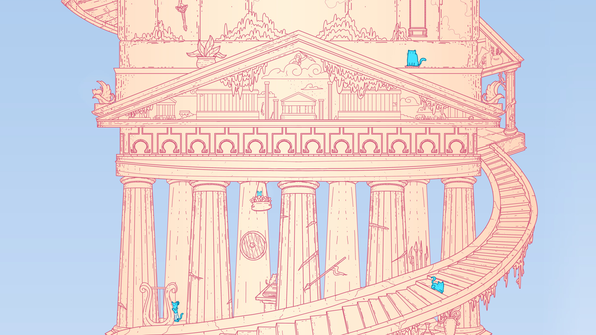 A Tower Full of Cats